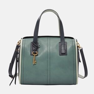 Fossil “Emma” Blue Leather Purse